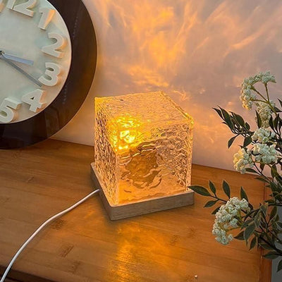 Magical Rotating Water Ripple Aura Night Light – Create Mesmerizing Ambiance 🌊✨