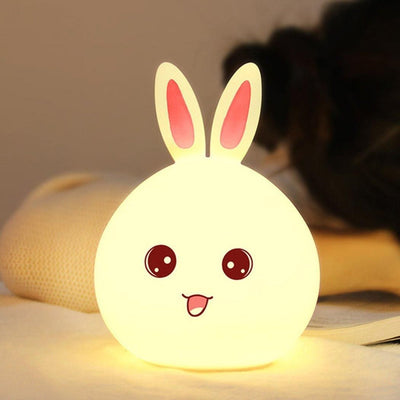 🐇 Magical Rabbit Touch Night Light ✨ Soft Glow for Cozy Nights!